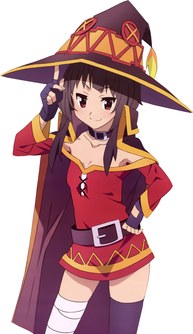 Smirking Megumin from Konosuba